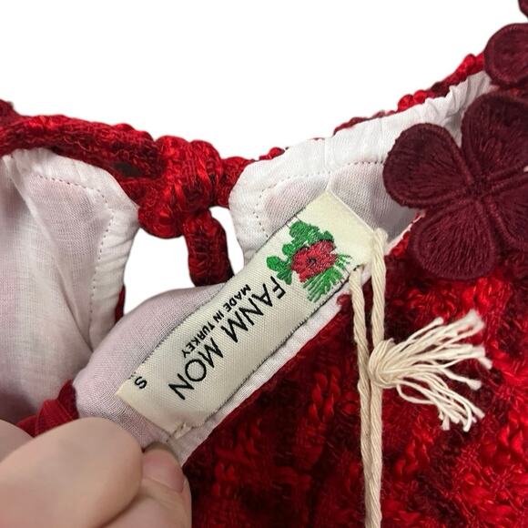 Fanm Mon Aycha Dress Bias Midi Dress Size Small - Picture 4 of 4